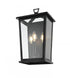 Elegant Lighting Richmond 7 inch Outdoor Pendant in Black Model: OD331W16BK
