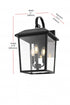 Elegant Lighting Riggs 10 inch Outdoor Wall Sconce in Black Model: OD502W17BK