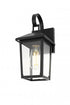 Elegant Lighting Riggs 5.5 inch Outdoor Wall Sconce in Black Model: OD502W12BK