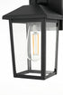 Elegant Lighting Riggs 5.5 inch Outdoor Wall Sconce in Black Model: OD502W12BK