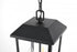 Elegant Lighting Riggs 8 x 15 inch Outdoor Pendant in Black Model: OD502H15BK
