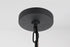 Elegant Lighting Riggs 8 x 15 inch Outdoor Pendant in Black Model: OD502H15BK