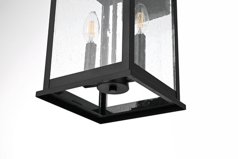 Elegant Lighting Ringgold 2 Light Wall sconce W8.5 Inch E9.5 Inch H16 Inch L2 in Black (1Box) Model: OD350W16BK
