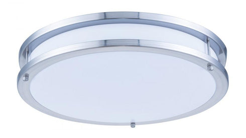 Elegant Lighting Ripple LED DOUBLE RING CEILING FLUSH 3000K 105 degree CRI80 ETL 28W 100 Watt EQUIVALENT 35000HRS in Brushed Nickel Finish Model: CF3201