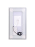 Elegant Lighting Riven 2 Strip Light LED Mirror W20 H36 3000 6000K Dim in White Finish Model: MRE82036
