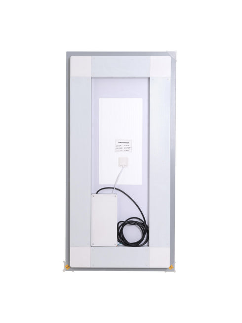 Elegant Lighting Riven 2 Strip Light LED Mirror W20 H40 3000 6000K Dim in White Finish Model: MRE82040