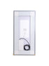 Elegant Lighting Riven 2 Strip Light LED Mirror W20 H40 3000 6000K Dim in White Finish Model: MRE82040