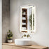 Elegant Lighting Riven 2 Strip Light LED Mirror W24 H36 3000 6000K Dim in White Finish Model: MRE82436