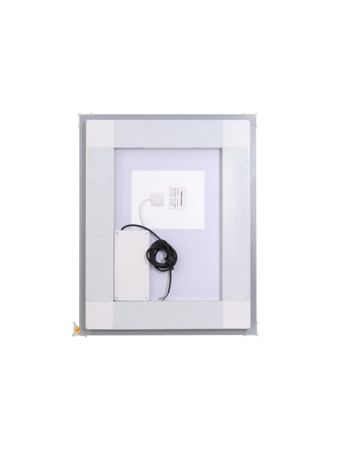 Elegant Lighting Riven 2 Strip Light LED Mirror W24 H36 3000 6000K Dim in White Finish Model: MRE82436