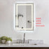 Elegant Lighting Riven 2 Strip Light LED Mirror W27 H40 3000 6000K Dim in White Finish Model: MRE82740