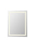 Elegant Lighting Riven 2 Strip Light LED Mirror W30 H40 3000 6000K Dim in White Finish Model: MRE83040