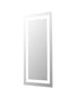 Elegant Lighting Riven 2 Strip Light LED Mirror W30 H72 3000 6000K Dim in White Finish Model: MRE83072