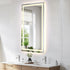 Elegant Lighting Riven 2 Strip Light LED Mirror W36 H72 3000 6000K Dim in White Finish Model: MRE83672