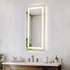 Elegant Lighting Riven 2 Strip Light LED Mirror W42 H60 3000 6000K Dim in White Finish Model: MRE84260