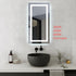 Elegant Lighting Riven 2 Strip Light LED Mirror W42 H60 3000 6000K Dim in White Finish Model: MRE84260