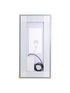Elegant Lighting Riven 2 Strip Light LED Mirror W42 H72 3000 6000K Dim in White Finish Model: MRE84272