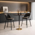 Elegant Lighting Ronan Pub Table D31.5 Inch x H39.5 Inch Black in Black and Gold Finish Model: AF110232BK