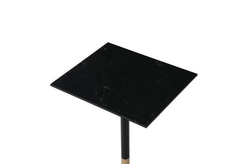 Elegant Lighting Ronan Pub Table Rectangle 24 Inch x 28 Inch x H39.5 Inch Black in Black and Gold Finish Model: AF11R2428BK