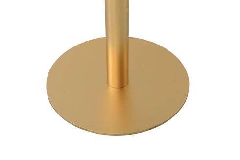 Elegant Lighting Ronan Pub Table Rectangle 24 Inch x 28 Inch x H39.5 Inch White in White and Gold Finish Model: AF11R2428WH