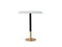 Elegant Lighting Ronan Pub Table Rectangle 27.6 Inch x 31.5 Inch x H39.5 Inch White in White and Gold Finish Model: AF11R2832WH