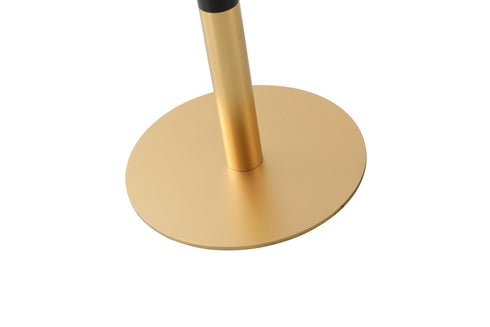 Elegant Lighting Ronan Pub Table Rectangle 27.6 Inch x 31.5 Inch x H39.5 Inch White in White and Gold Finish Model: AF11R2832WH