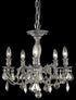 Elegant Lighting Rosalia 5 light in Dark Bronze Flush Mount Clear Royal Cut Crystal Model: 9205F18DB/RC
