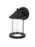 Elegant Lighting Roy 1 Light Wall Sconce W7.3 Inch E8.2 Inch H12.4 Inch in Black Model: OD402W12BK