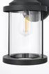 Elegant Lighting Roy 1 Light Wall Sconce W7.3 Inch E8.2 Inch H12.4 Inch in Black Model: OD402W12BK