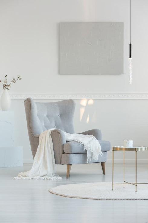 Elegant Lighting Ruelle 1 light in Chrome Pendant Model: 5203D5C