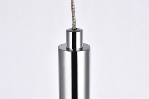 Elegant Lighting Ruelle 1 light in Chrome Pendant Model: 5203D5C