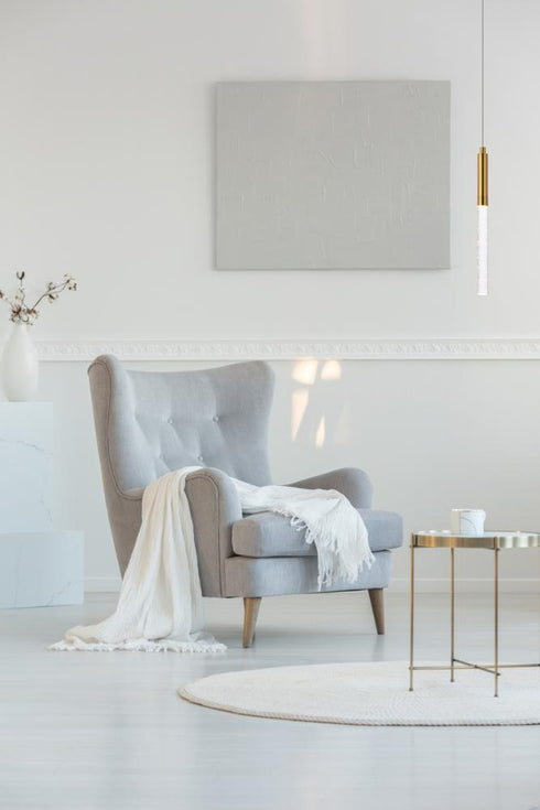 Elegant Lighting Ruelle 1 light in Gold Pendant Model: 5203D5G