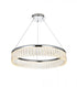 Elegant Lighting Rune 24 Inch Adjustable LED Chandelier in Chrome Model: 2060D24C