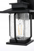Elegant Lighting Salem 7 inch Outdoor Pendant in Black Model: OD304W12BK
