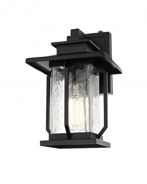 Elegant Lighting Salem 7 inch Outdoor Pendant in Black Model: OD304W12BK