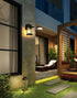 Elegant Lighting Salem 7 inch Outdoor Pendant in Black Model: OD304W12BK