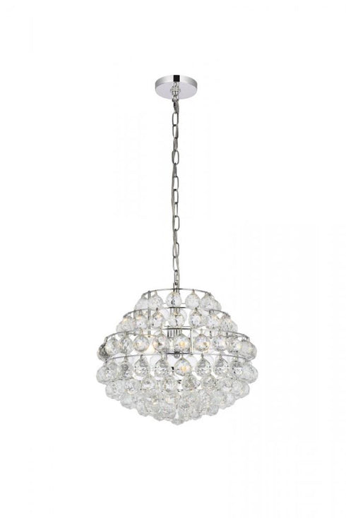 Elegant Lighting Savannah 3 Light Pendant Model: 1106D16C