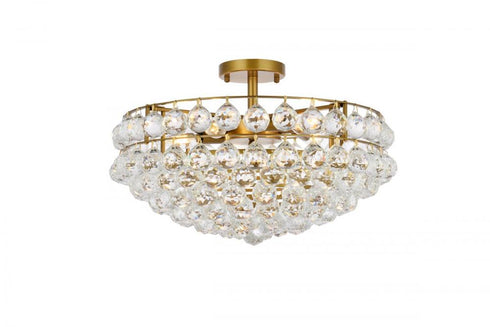 Elegant Lighting Savannah 5 Light Flush Mount Model: 1107F20C