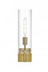 Elegant Lighting Savant 4.5 inch Wall Sconce Clear Shade in Chrome in Chrome and Clear Finish Model: LD2362C