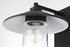 Elegant Lighting Scott 1 Light Wall Sconce W10.2 Inch E11.8 Inch H9.8 Inch in Black Model: OD416W10BK