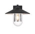 Elegant Lighting Scott 1 Light Wall Sconce W10.2 Inch E11.8 Inch H9.8 Inch in Black Model: OD416W10BK