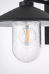 Elegant Lighting Scott 1 Light Wall Sconce W10.2 Inch E11.8 Inch H9.8 Inch in Black Model: OD416W10BK