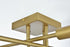 Elegant Lighting Script 19 inch Flush Mount in Satin Gold Model: LD2351SG