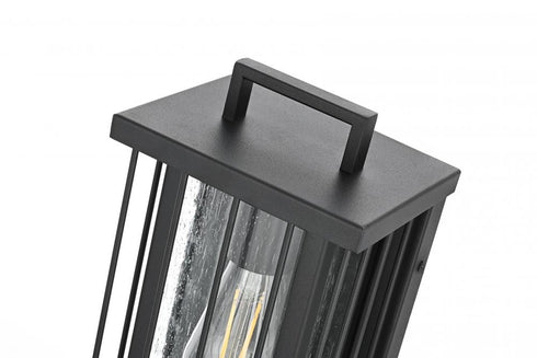 Elegant Lighting Sedgley 7 inch Outdoor Pendant in Black Model: OD357W12BK