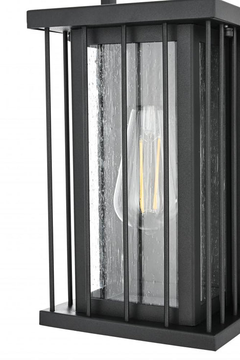 Elegant Lighting Sedgley 7 inch Outdoor Pendant in Black Model: OD357W12BK