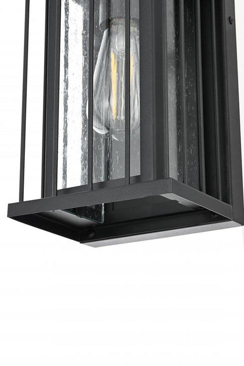 Elegant Lighting Sedgley 7 inch Outdoor Pendant in Black Model: OD357W12BK