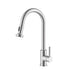 Elegant Lighting Sem Single Handle Pull Down Sprayer Kitchen Faucet in Brushed Gold Model: FAK-309BGD