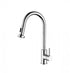 Elegant Lighting Sem Single Handle Pull Down Sprayer Kitchen Faucet in Brushed Gold Model: FAK-309BGD
