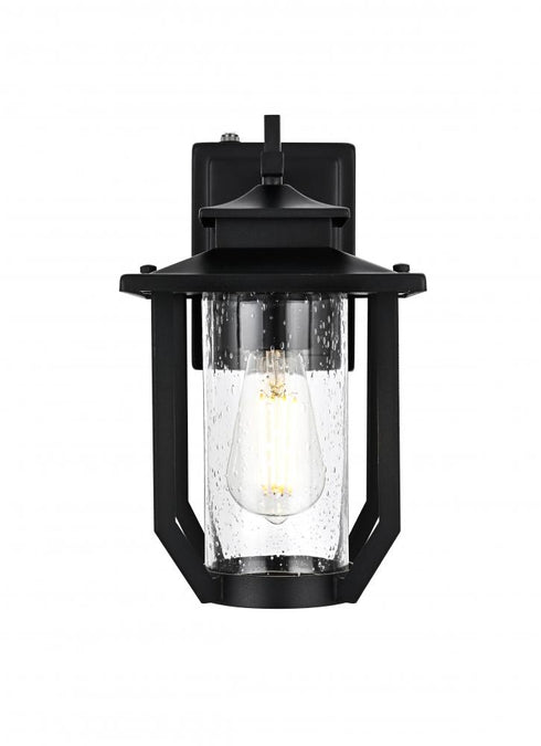 Elegant Lighting Sepviva 7 inch Outdoor Pendant in Black Model: OD323W13BK