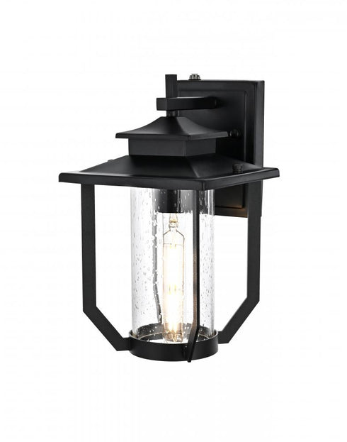 Elegant Lighting Sepviva 7 inch Outdoor Pendant in Black Model: OD323W13BK