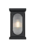 Elegant Lighting Sevyn 1 Light Wall Sconce W7.5 Inch E8.5 Inch H13.5 Inch in Black Model: OD417W14BK